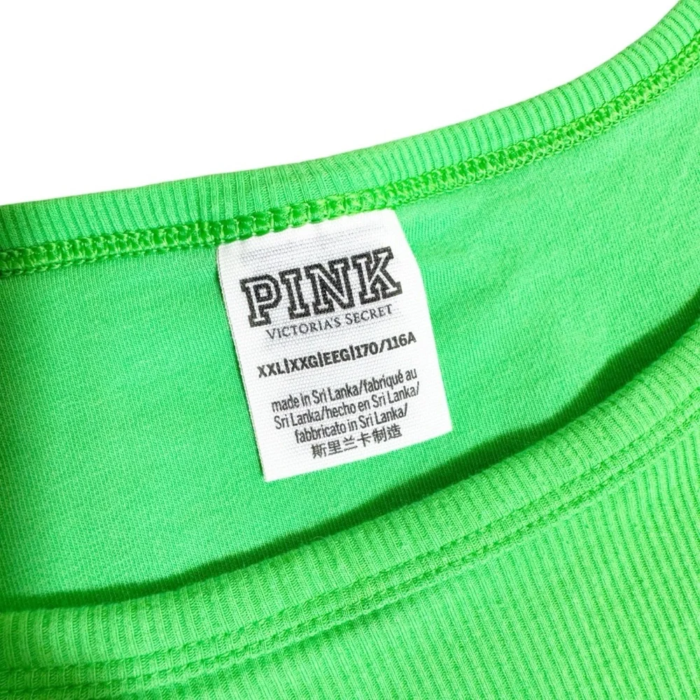 PINK Victoria’s Secret Cropped Ribbed Tank‎ Lot size XXL